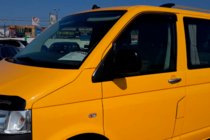 Volkswagen T5 Multivan 2003–2010 Okenné veterné deflektory (2 ks, HIC) fotografia 2