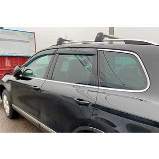 Deflektory okien (4 ks, HIC) Volkswagen Touareg 2010–2018 fotografia 2