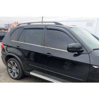 Deflektory okien (4 ks, HIC) BMW X5 E70 2007–2013 fotografia 3