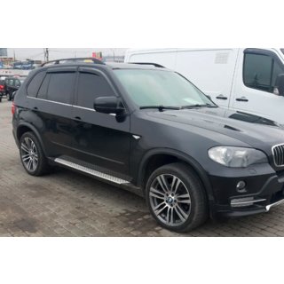 Deflektory okien (4 ks, HIC) BMW X5 E70 2007–2013 fotografia 4