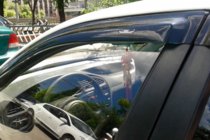 Chevrolet Lanos 1998–2017 Deflektory okien (4 ks, HIC) fotografia 9