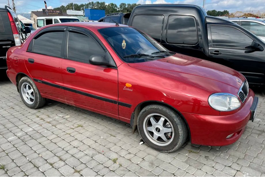 Chevrolet Lanos 1998–2017 Deflektory okien (4 ks, HIC) Image