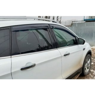 Deflektory okien (4 ks, HIC) Ford Kuga/Escape 2013–2019 fotografia 3