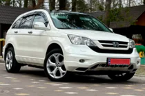 Honda CRV 2007–2011 Okenné deflektory s chrómovou lištou (4 ks, HIC) fotografia 2
