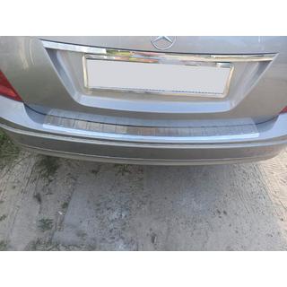 Lišta na zadný nárazník (SW, lesk, nerez) Mercedes trieda C W204 2007–2015 fotografia 1