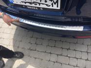 Mercedes E-class W212 2009–2016 Nerezová lišta na zadný nárazník Carmos (SW) fotografia 3