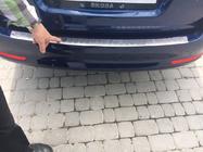 Mercedes E-class W212 2009–2016 Nerezová lišta na zadný nárazník Carmos (SW) fotografia 2