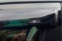 Hyundai Santa Fe 2 2006–2012 Deflektory okien (4 ks, HIC) fotografia 9