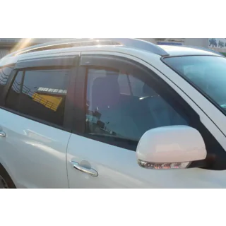 Deflektory okien (4 ks, HIC) Hyundai Santa Fe 3 2012–2018 fotografia 2