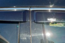 Hyundai Santa Fe 3 2012–2018 Okenné deflektory s chrómovou lištou (4 ks, HIC) fotografia 5