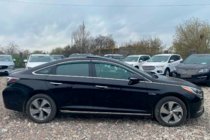 Hyundai Sonata LF 2014–2019 Okenné deflektory s chrómovou lištou (4 ks, HIC) fotografia 1