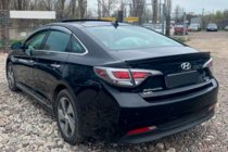 Hyundai Sonata LF 2014–2019 Okenné deflektory s chrómovou lištou (4 ks, HIC) fotografia 2