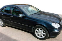 Mercedes C-trieda W203 2000–2007 Deflektory okien SD (4 ks, HIC) fotografia 1