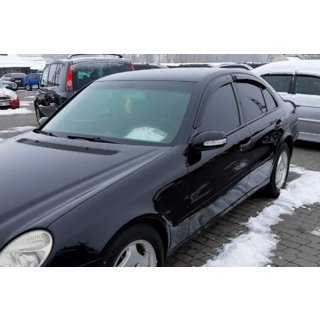 Deflektory okien SD (4 ks, HIC) Mercedes E-сlass W211 2002–2009 fotografia 4