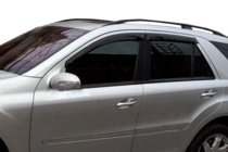 Mercedes ML W163 1997–2005 Deflektory okien (4 ks, HIC) fotografia 7