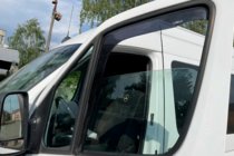 Mercedes Sprinter W906 2006–2018 Vkladané okenné deflektory (2 ks, HIC) fotografia 16