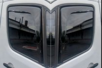 Mercedes Sprinter W906 2006–2018 Vkladané okenné deflektory (2 ks, HIC) fotografia 11