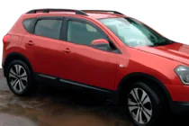 Nissan Qashqai 2010–2014 Deflektory okien (4 ks, HIC) fotografia 12