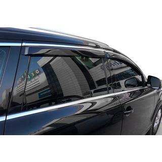 Okenné deflektory s chrómovou lištou SD (4 ks, HIC) Skoda Superb 2009–2015
