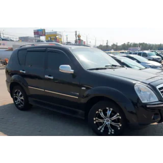 Deflektory okien 2013+ (4 ks, HIC) SsangYong Rexton I 2001–2017 fotografia 4