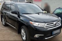 Toyota Highlander 2008–2013 Deflektory okien (4 ks, HIC) fotografia 6