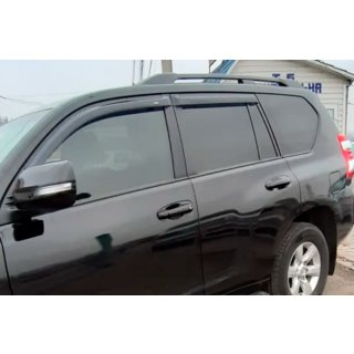 Okenné deflektory 8 cm (4 ks, HIC) Toyota Land Cruiser Prado 150 2009–2023 fotografia 2