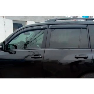 Okenné deflektory 8 cm (4 ks, HIC) Toyota Land Cruiser Prado 150 2009–2023 fotografia 3