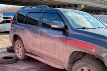 Toyota Land Cruiser Prado 150 2009–2023 Deflektory okien 11 cm (4 ks, HIC) fotografia 11