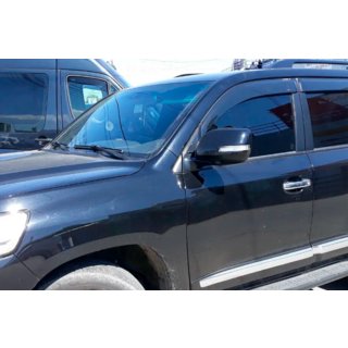 Deflektory okien 11 cm (4 ks, HIC) Toyota Land Cruiser Prado 150 2009–2023 fotografia 4