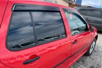 Volkswagen Golf 4 1997–2006 Okenné deflektory HB (4 ks, HIC) fotografia 4