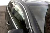 Volkswagen Passat B7 2012–2015 Okenné deflektory s chrómovou lištou SW (4 ks, EU, HIC) fotografia 2
