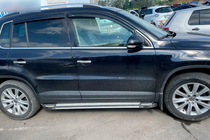 Volkswagen Tiguan 2007–2016 Deflektory okien (4 ks, HIC) fotografia 3