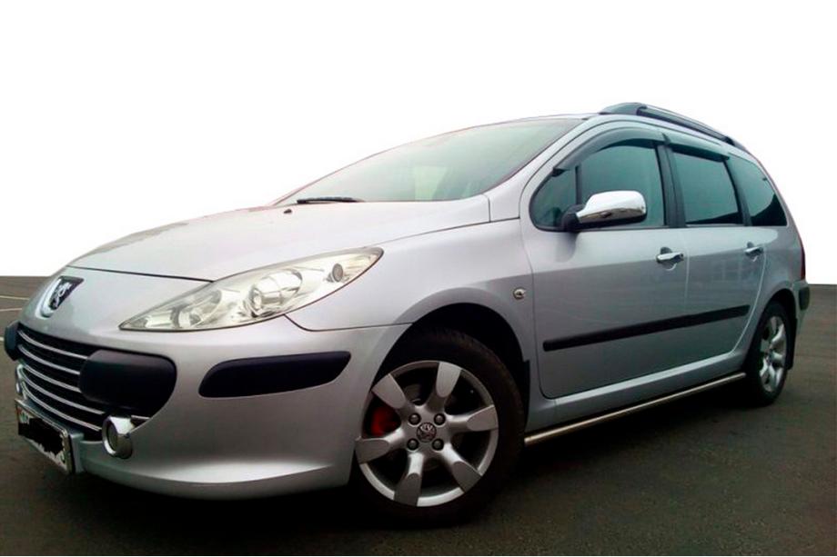 Peugeot 307 2001–2008 Okenné deflektory SW (4 ks, HIC) Image