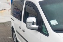Volkswagen Caddy 2010–2015 Vkladané okenné deflektory (2 ks, HIC) fotografia 10