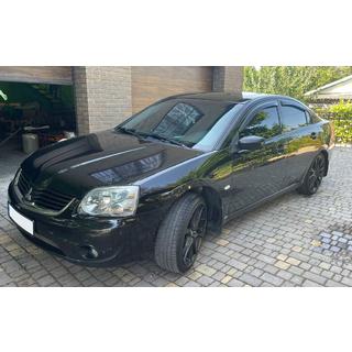 Deflektory okien (4 ks, HIC) Mitsubishi Galant 2003–2012 fotografia 1
