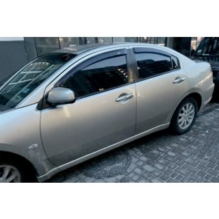 Deflektory okien (4 ks, HIC) Mitsubishi Galant 2003–2012 fotografia 3