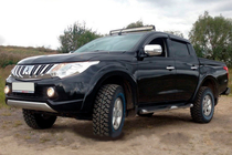 Fiat Fullback 2016– Deflektory okien (4 ks, HIC) fotografia 3