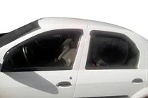 Dacia Logan I 2005–2008 Deflektory okien (4 ks, HIC) fotografia 1