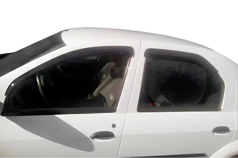 Dacia Logan I 2005–2008 Deflektory okien (4 ks, HIC) Image