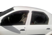 Dacia Logan I 2008–2012 Deflektory okien (4 ks, HIC) fotografia 1