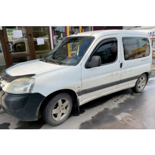 Vkladané okenné deflektory (2 ks, HIC) Peugeot Partner 1996–2008 fotografia 3