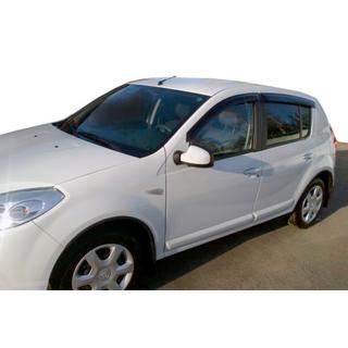 Deflektory okien (4 ks, HIC) Dacia Sandero 2007–2013 fotografia 1