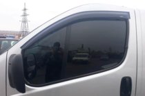 Nissan Primastar 2002–2014 Okenné veterné deflektory (2 ks, HIC) fotografia 11