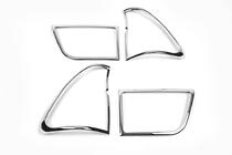 BMW X5 E53 1999–2006 Chrómové kryty zadných svetiel (plast) fotografia 4