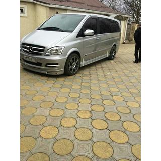Predný nárazníkový lip Brabos Style (na lakovanie) Mercedes Viano 2004–2014 fotografia 4