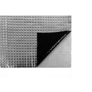 Vibroizolačná rohož Base s hliníkovou fóliou (75x47 cm) fotografia 1