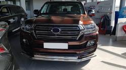 Toyota Land Cruiser 200 2007–2021 Predný ochranný rám ST014 (2015+, nerez.) fotografia 4