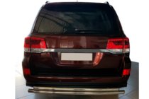 Toyota Land Cruiser 200 2007–2021 Zadný ochranný oblúk AK002-double (2 ks, nerez) fotografia 1