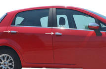 Fiat Punto Grande/EVO 2006–2018 Nerezové kryty kľučiek dverí (4 dvere, nerez) Carmos - turecká oceľ fotografia 1