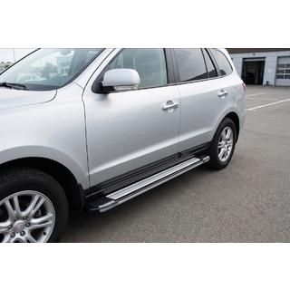 Bočné nášľapy Rainbow (2 ks, hliník) Hyundai Santa Fe 2 2006–2012 fotografia 1